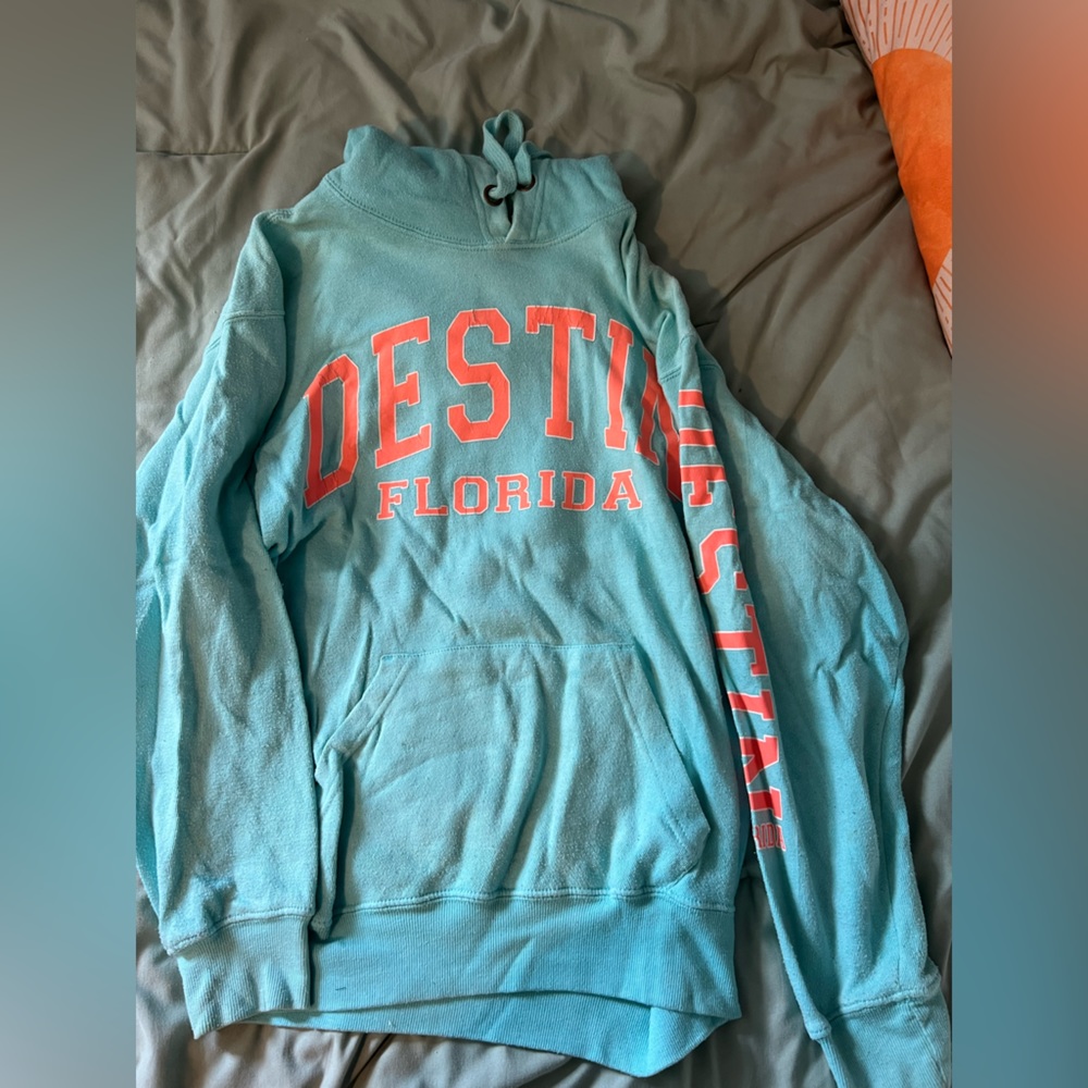 Blue Destin hoodie